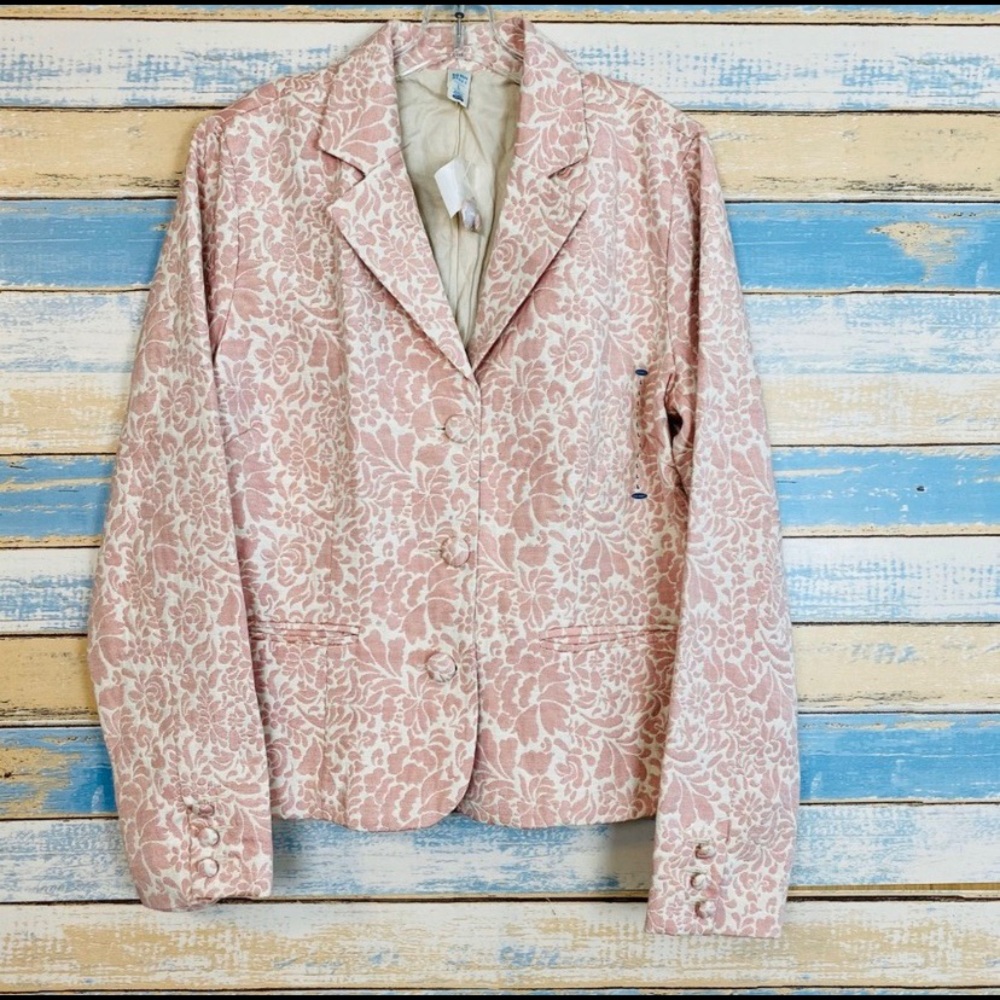Old Navy Women’s Pink Textured Blazer